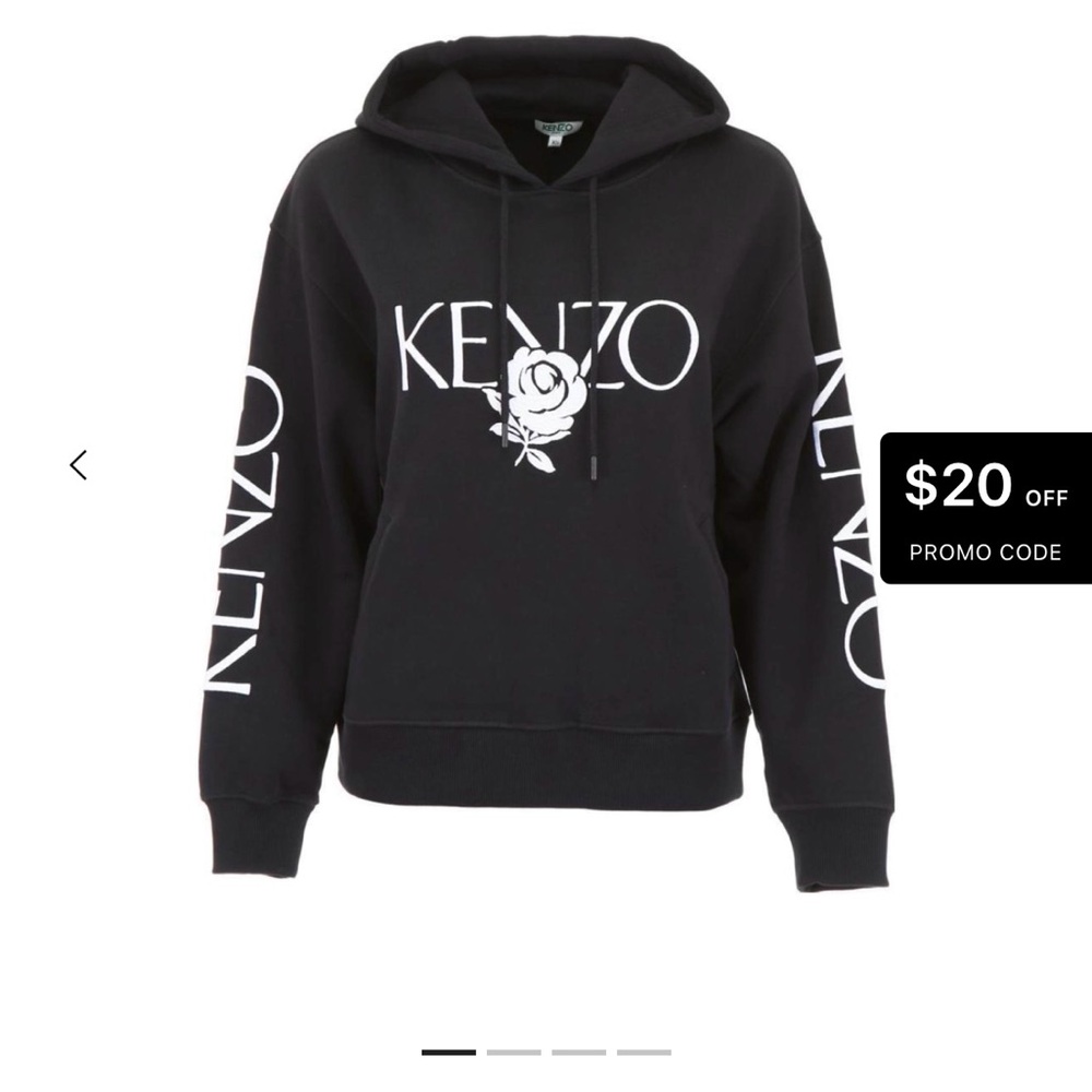 Kenzo black hoodie size small